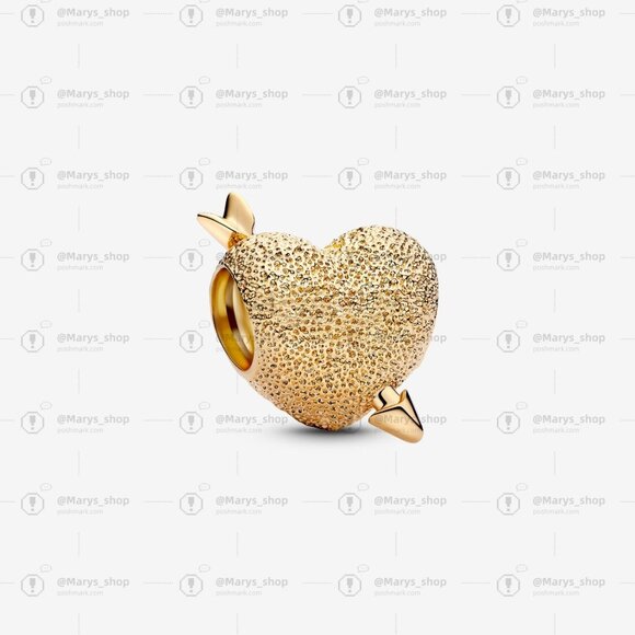 Pandora Cupid Heart Charm - Picture 1 of 6